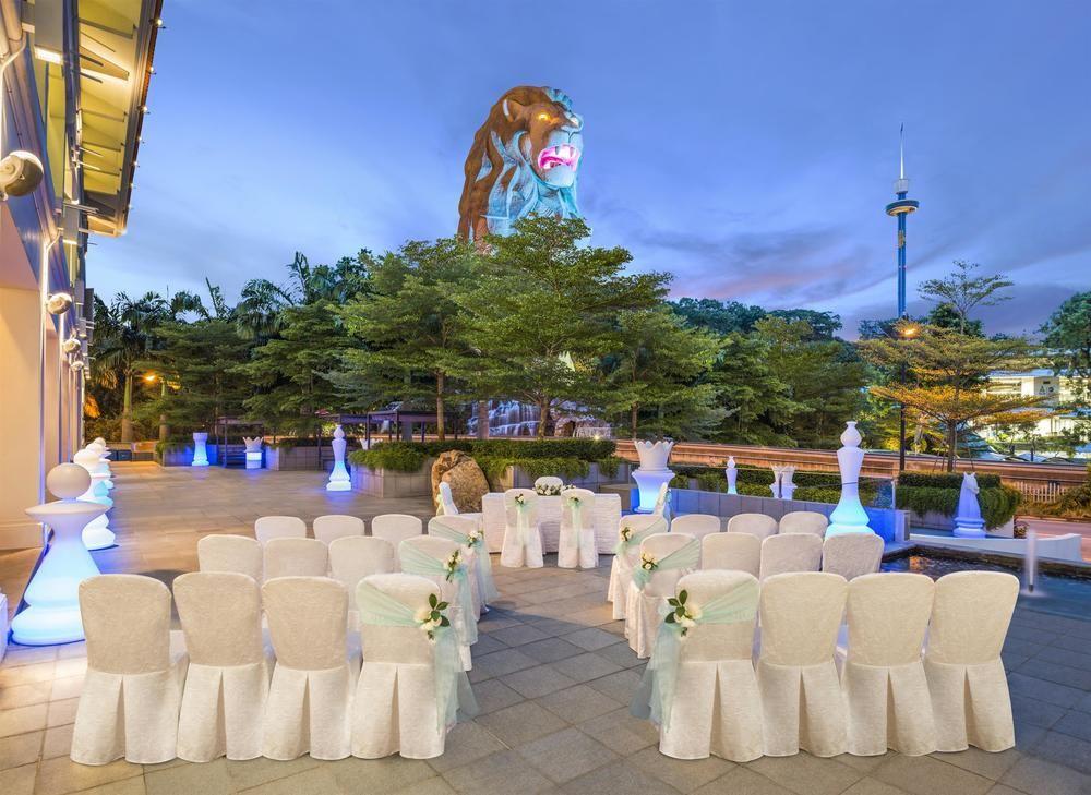 Oasia Resort Sentosa By Far East Hospitality Singapur Dış mekan fotoğraf Wedding at the Star