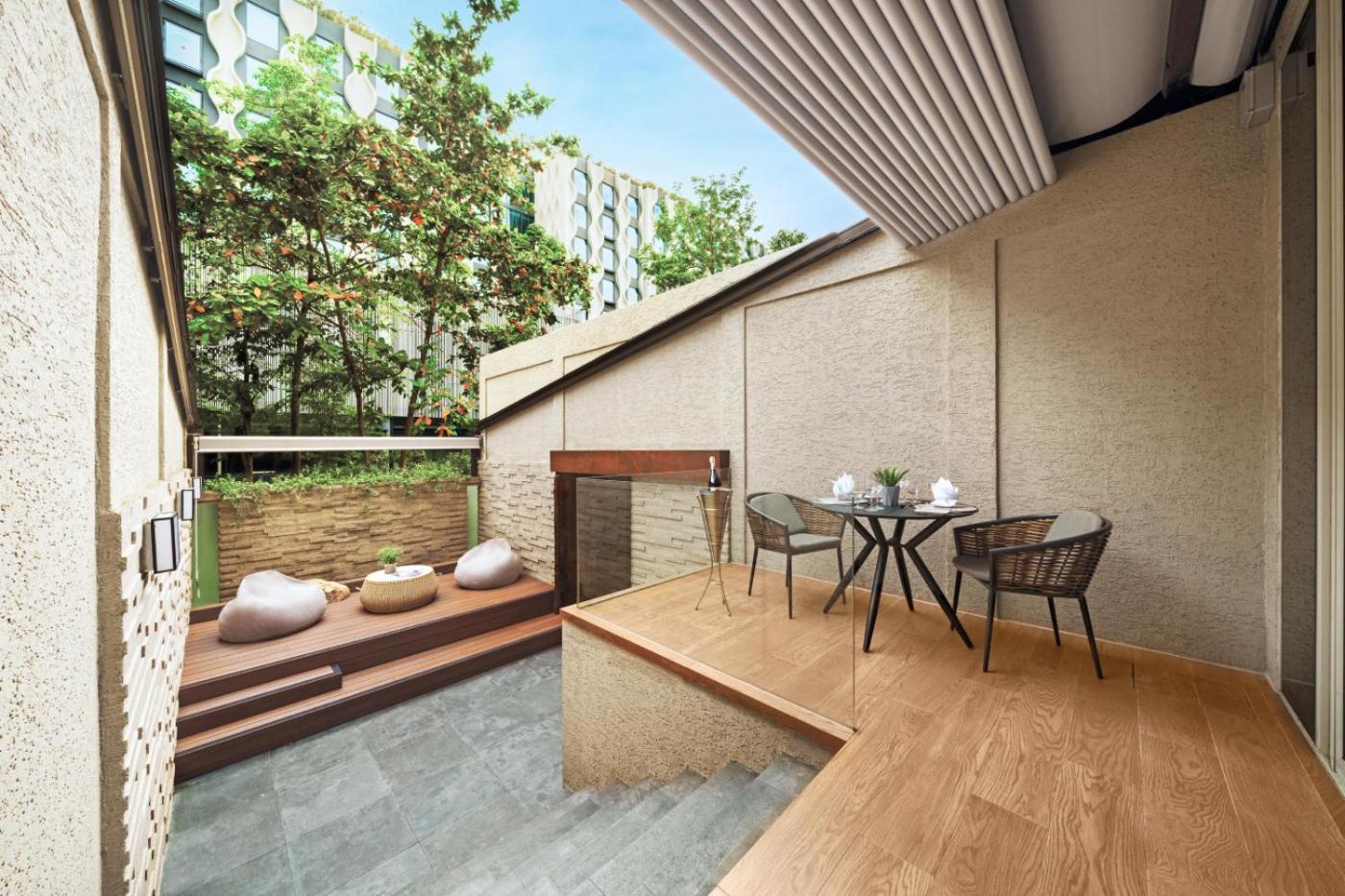 Oasia Resort Sentosa By Far East Hospitality Singapur Dış mekan fotoğraf The interior of a typical apartment at The Park